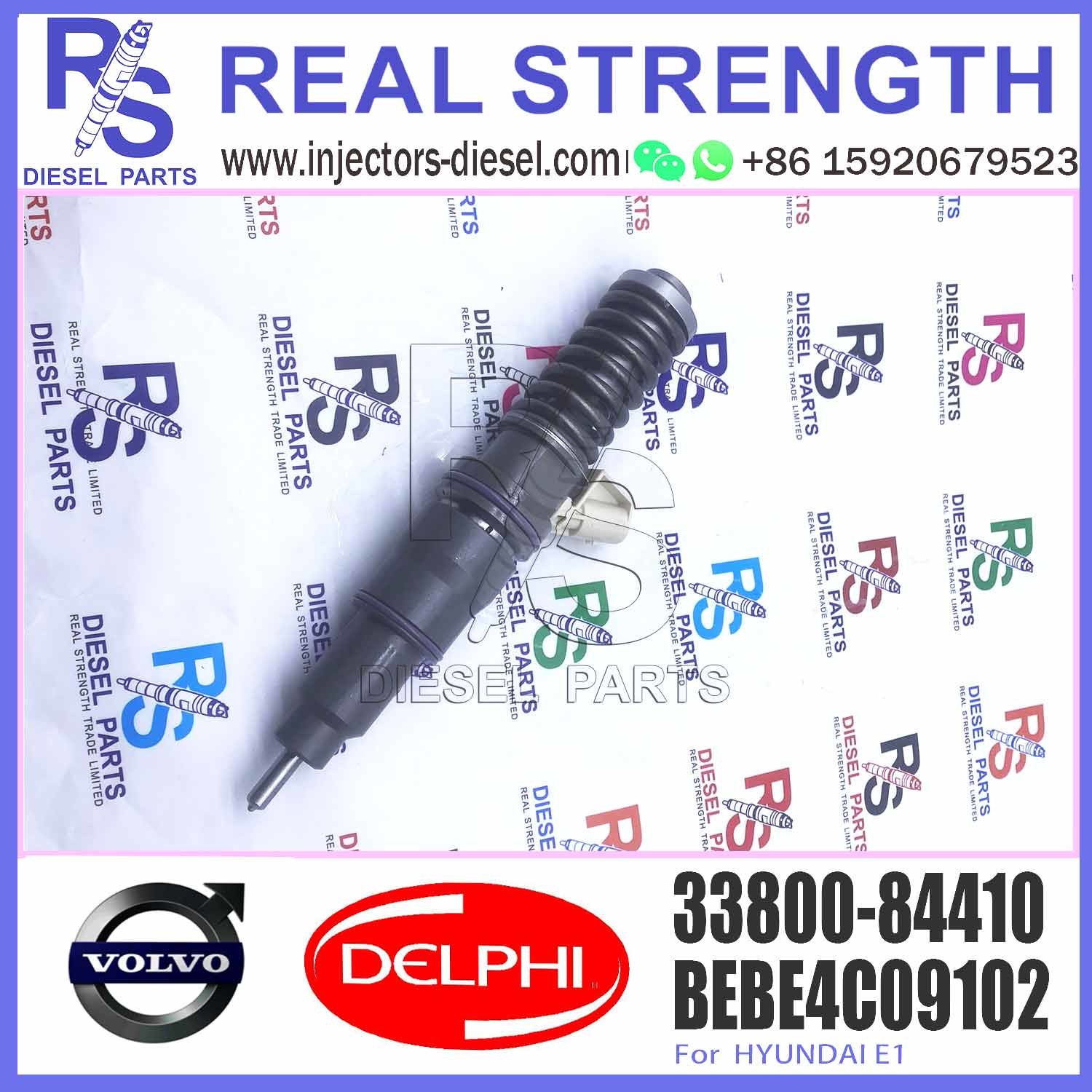 New Diesel Fuel Injector 33800-84410 BEBE4C09102 injector 33800-84410 for V-O-L-V HYUNDAI
