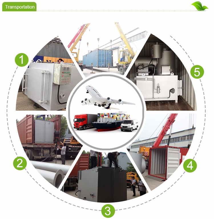 High Work Efficiency Refuse Collector for Fully Combustion Waste Disposal Incinerators