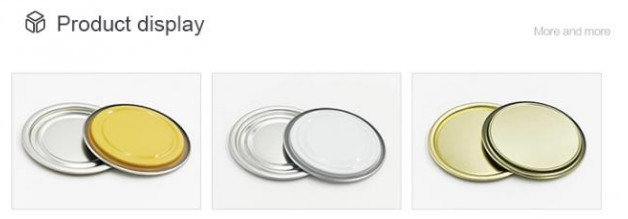 73mm 83mm 99mm 153mm Round Tin 603# Tinplate Lid beverage tin can lid bottom