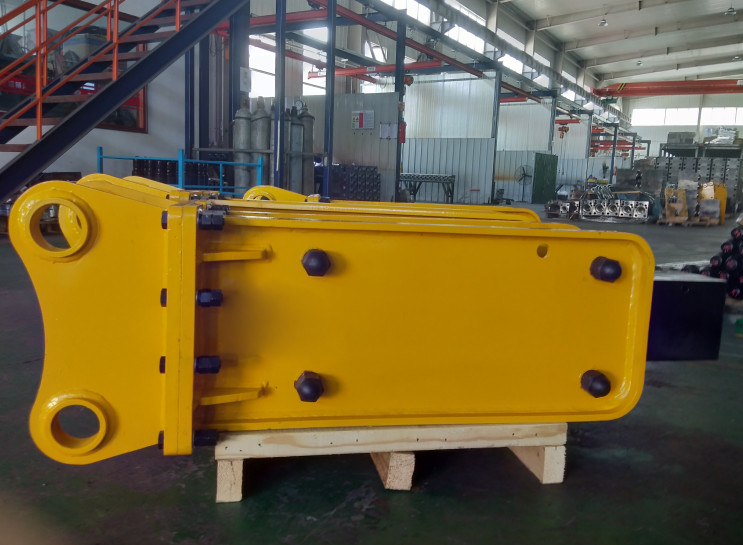 SIDE TYPE ROCK EXCAVATOR HYDRAULIC BREAKER ALLOY STEEL 4.5-7 TON SANY75