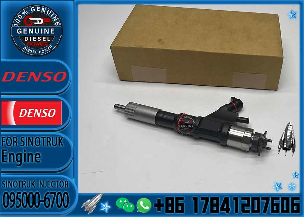 Diesel Common Rail Fuel Injector 095000-6700 095000-6701 9709500-670 0950006700 0950006701 for HOWO VG1540080017A R61540
