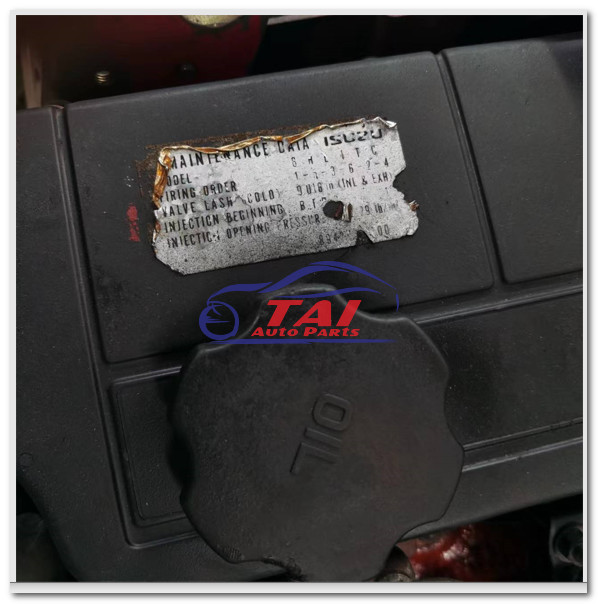 Automotive Diesel Engine Used Complete 6HL1T Engine With Gearbox For Isuzu Forward
