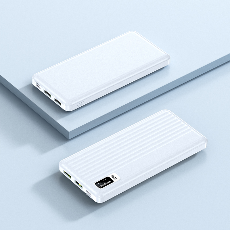 10W Output Power Micro USB Input Interface Ultra Slim 10000mah Power Bank for iPhone 15