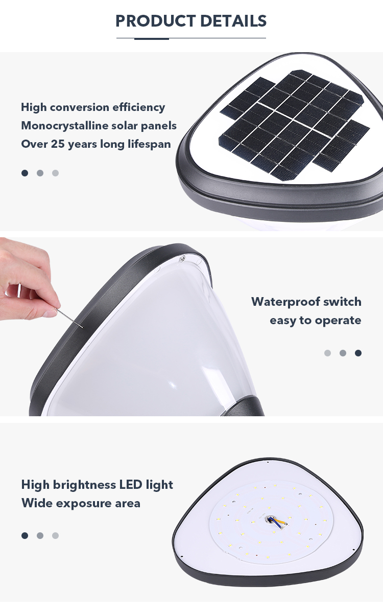 4.5W 5V LED Wall Mounted Solar Light IP65 Waterproof For Outdoor