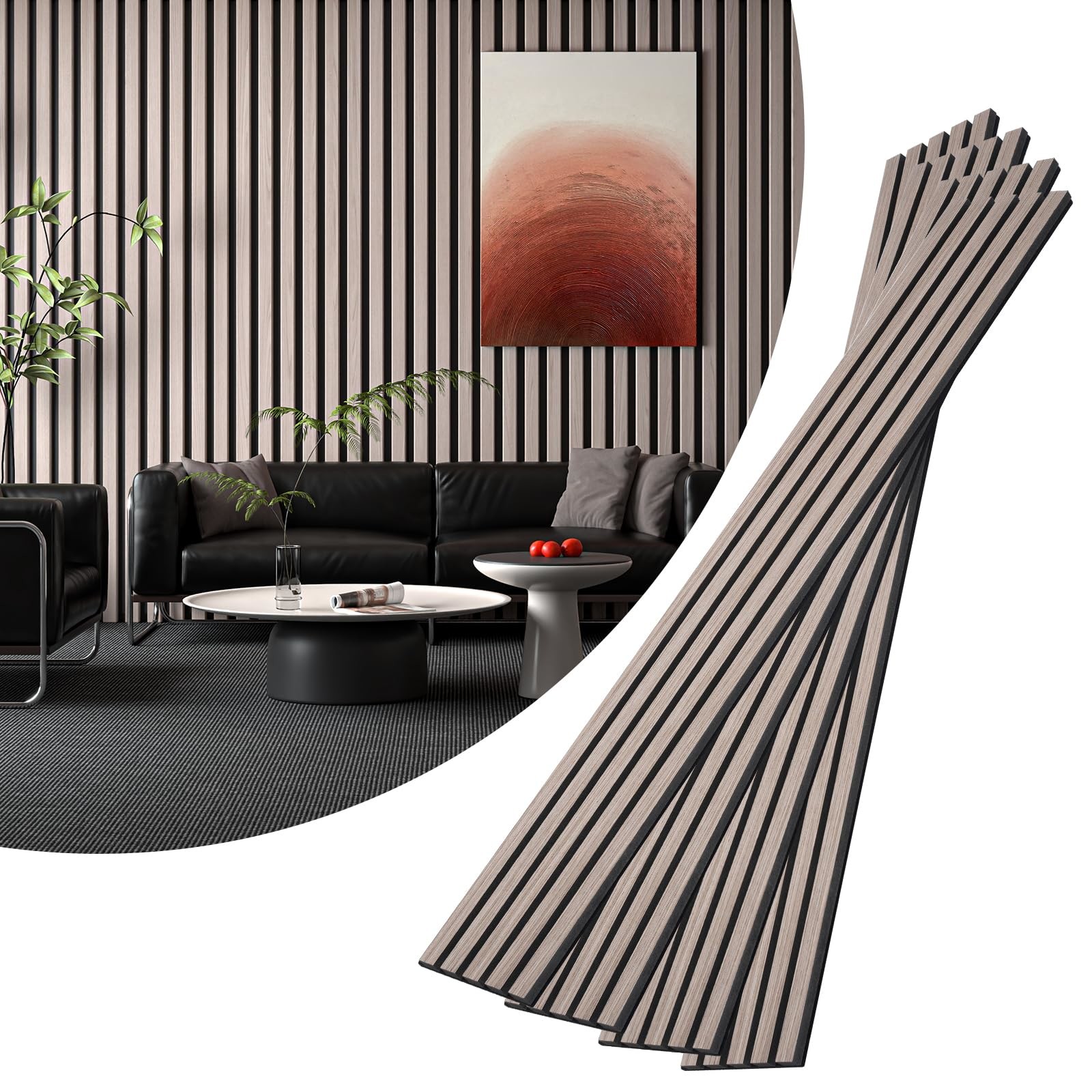 3D Acoustic Wall Panels Custom Colour Thickness 21/11/13mm