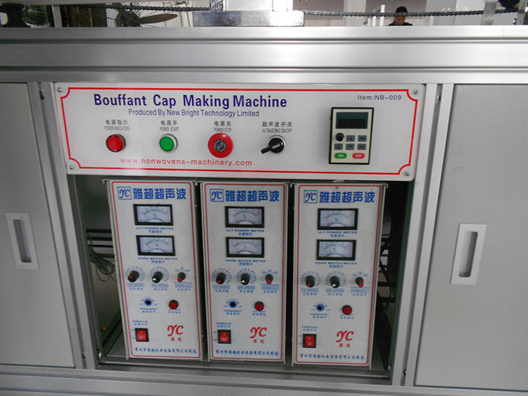 22inch Non Woven Cap Making Machine , 160pcs/Min Cap Manufacturing Machine