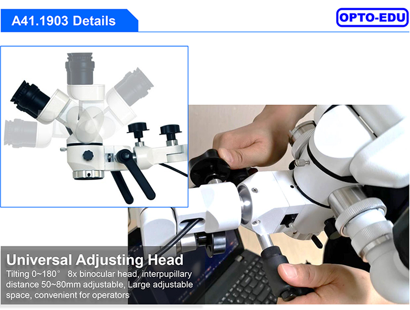 8x Eye Surgery Microscope A41.1903 50mm - 80mm Interpupillary Distance