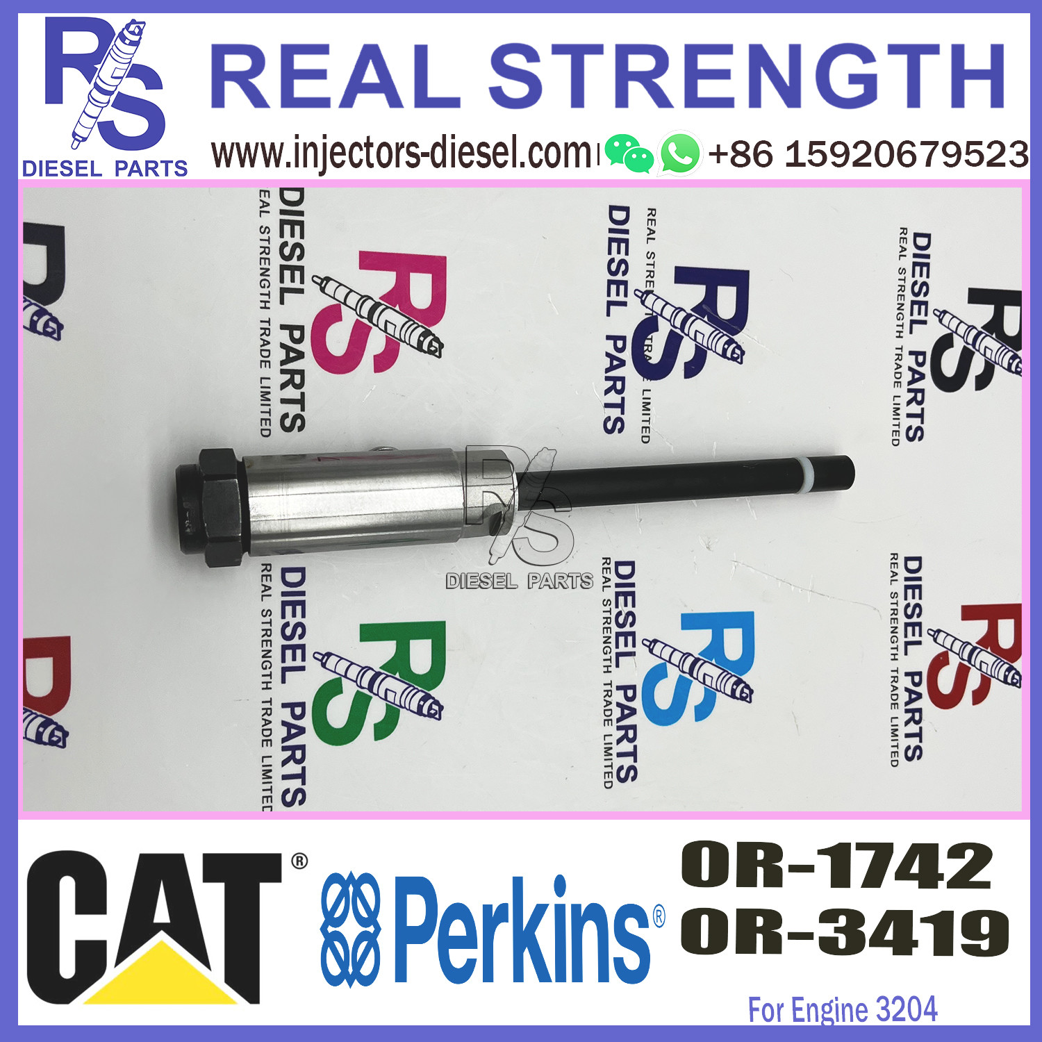 4W7015 Diesel Injector Nozzle 0R-1742 0R1742 For Engine 3304 3304B 3306B 3306