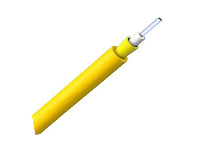 Round Simplex Optical Fiber Cable Indoor 1 Core Single Mode / Multi Mode For Indoor