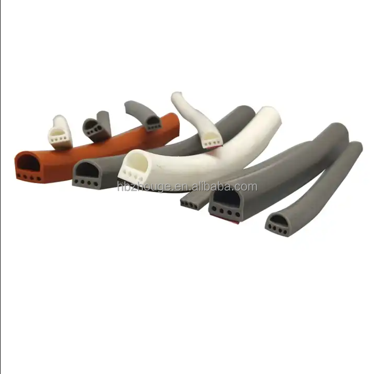 Extruded Custom E Type Oven Door Silicone Seal Strip for High Temperature Resistance