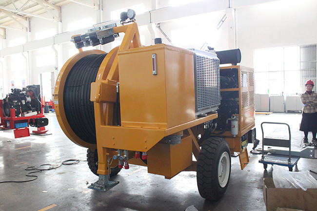 2x35kN Hydraulic Tensioner With Cummins Engine Max Speed 5km/h Speed at Max Pull 2.5km/h