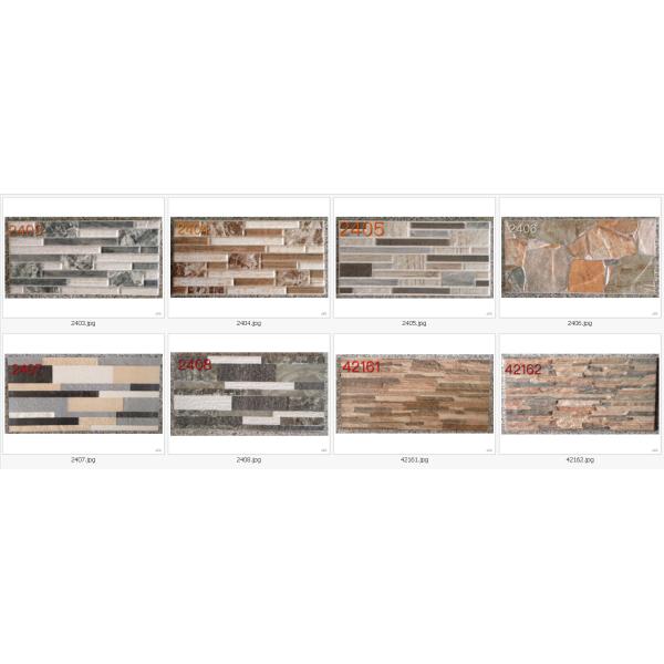 Marble External Red Brick Wall Tiles Wall Cadding Durable Long Service Life