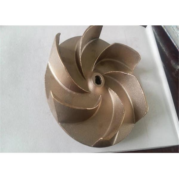 high precision Custom Brass Casting ISO9001 Brass Sand Casting Pump Impeller