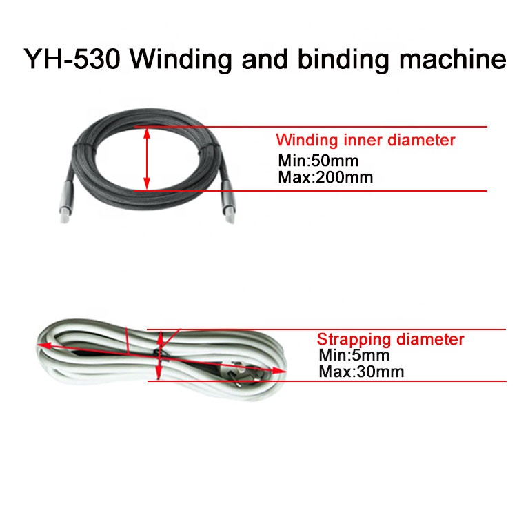 CE Certified Cable Tie Machine for 485*420*340 Wire Cable Twist Tying and Packaging
