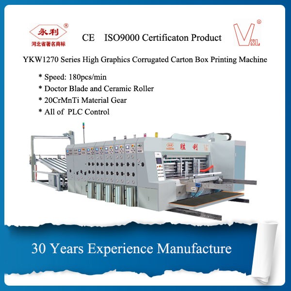 PLC Control Cardboard Box Making Machine