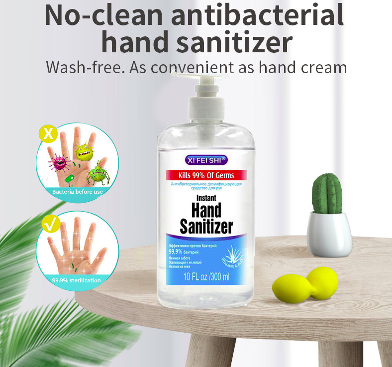 Pet Bottle Waterless Hand Sanitiser Antibacterial Alcohol Hand Sanitizer
