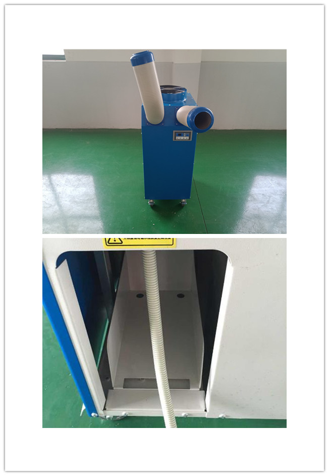 6500w Air Cooled Spot Cooling Units , 220v 50hz Industrial Portable Ac Cooler 22000btu