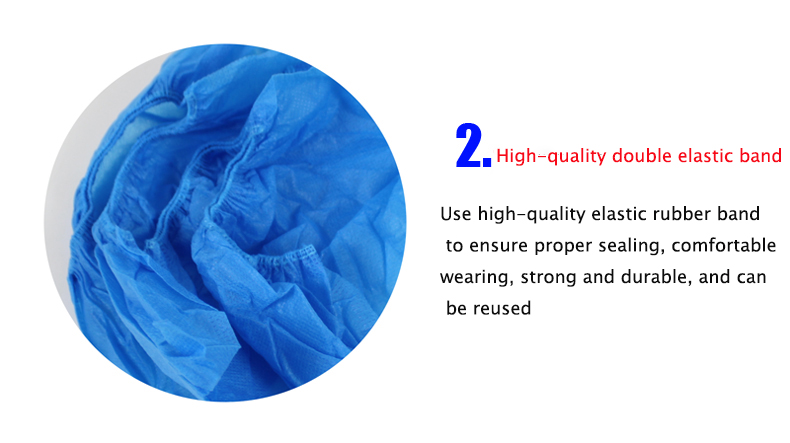 Thickened Antistatic 17*42cm 17*40cm Non Woven Shoe Covers