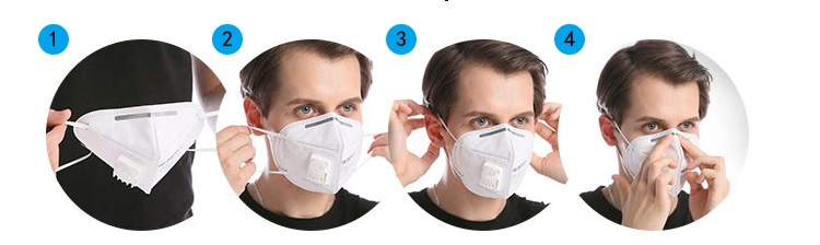 KN95 Face Mask Disposable of 5 ply For Covid-19