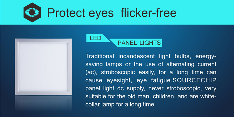 High brightness 40W ultra thin led light panel 600x600
