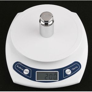 7000g / 1g Electronic Cooking Scales , Tare Function Pocket Food Scale