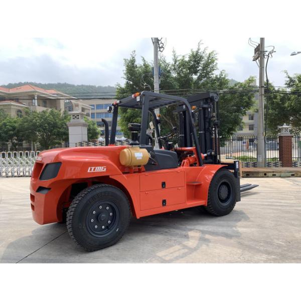 Diesel Powered Forklift 12 Ton , Container Mast Forklift With Fork Positioner