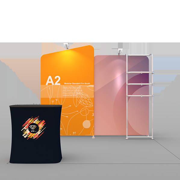 Quick Setup Aluminum Trade Show Displays 3x6 10x20 Portable Exhibition Stands