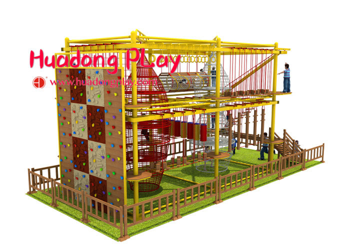 Kindergarten Indoor Adventure Playground , Fun Indoor Playground Climbing Frames