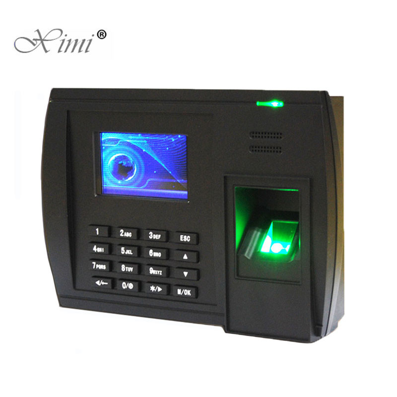 Webserver TCP/IP ADMS Fingerprint Recognition Time Attendance Biometric Time Clock With Free Software
