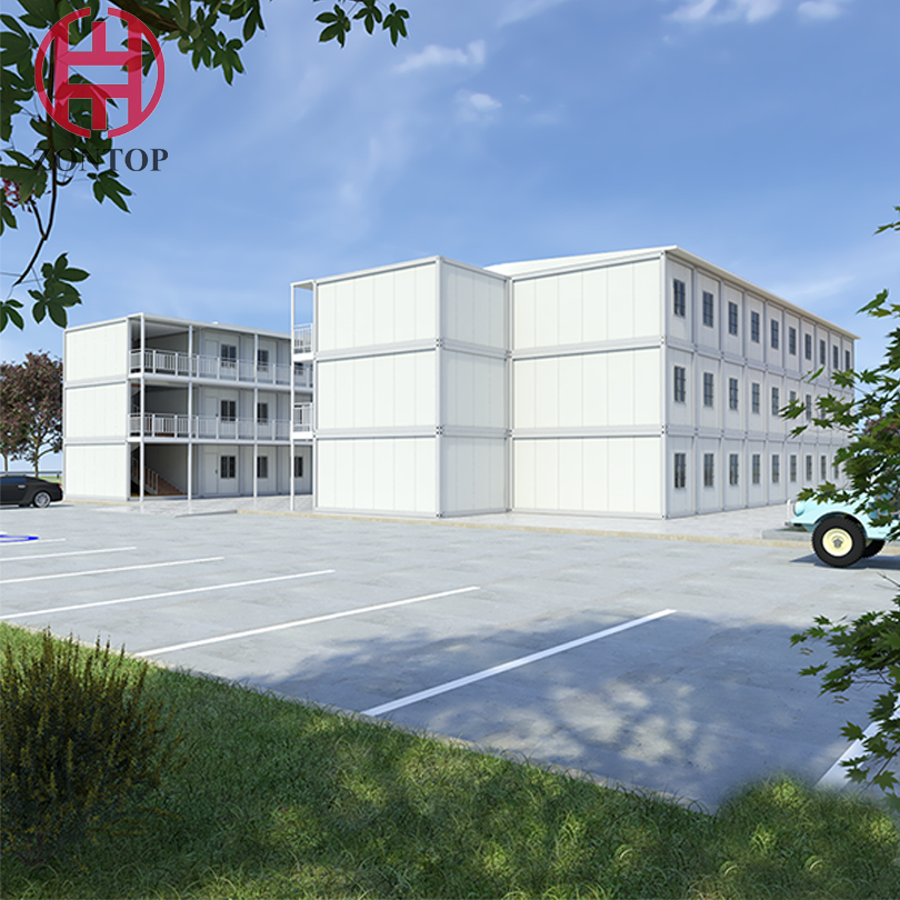 Zontop China Manufactured Made Modular Easy Assemble Fully For Sale Cheap Furnished Country Style Container Houses Pref