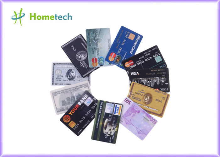 Easy To Carry Custom Credit Card Shaped USB Imprinted With Your Logo 128MB / 256MB / 512MB/ 1GB- 64GB