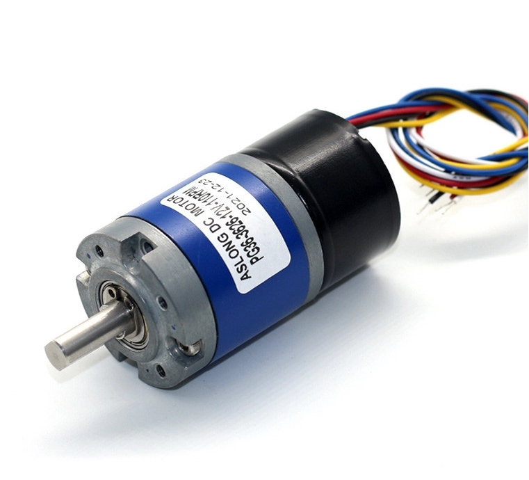 PG36-3625 12/24V 8-1600RPM Micro DC Motor High Torque Metal Tooth Adjustable Speed Planetary Brushless Reduction Motor