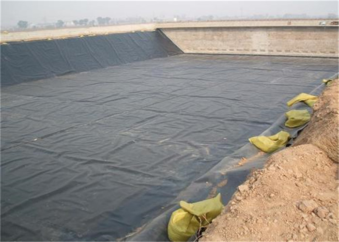 Waterproof Plastic Pond Liner 1.5mm , Polyethylene Geomembrane