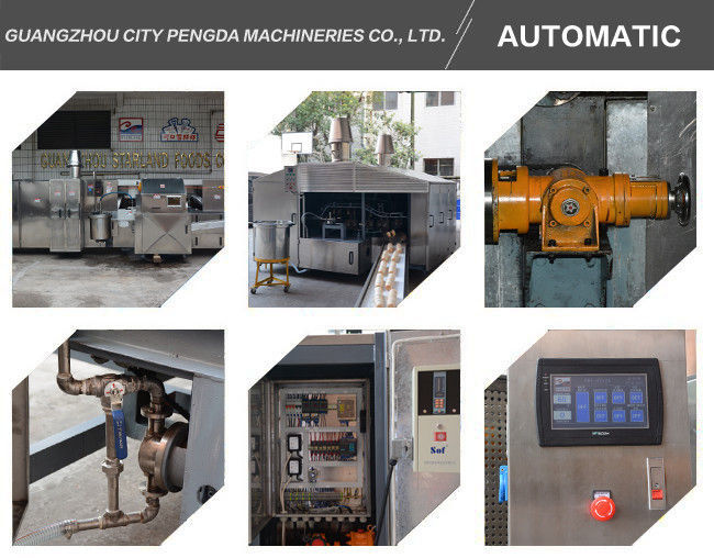Rolled Sugar Ice Cream Cone Machine 9000Lx2400Wx1800H mm