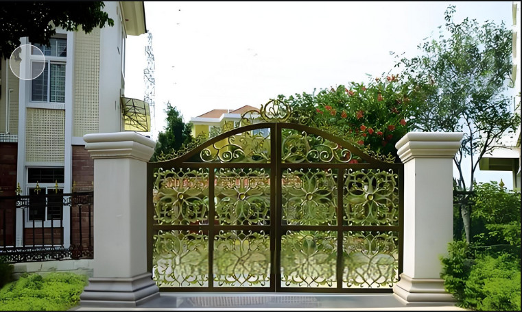Corrosion Resistant Cast Aluminum Villa Gates For Lasting Elegance And Security