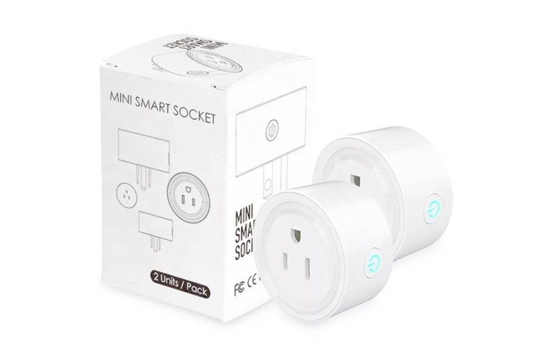 68g 220V Wifi Smart Plug Socket Remote Control US Style For Home