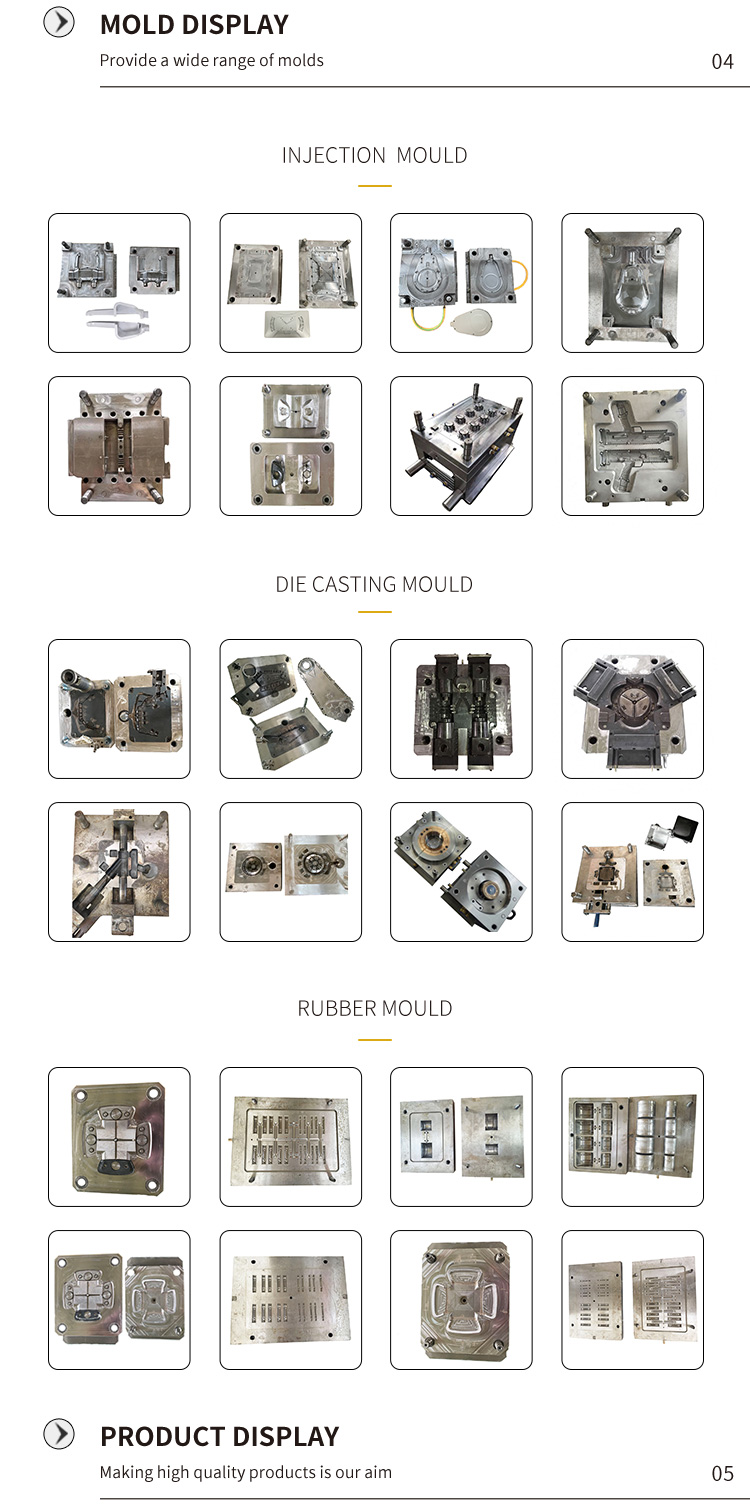 Precision Plastic Injection Molding Parts Concrete Flower Pot Molds Customized Design