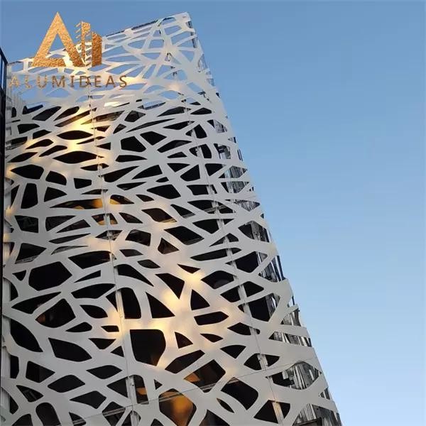 Laser cut metal panel