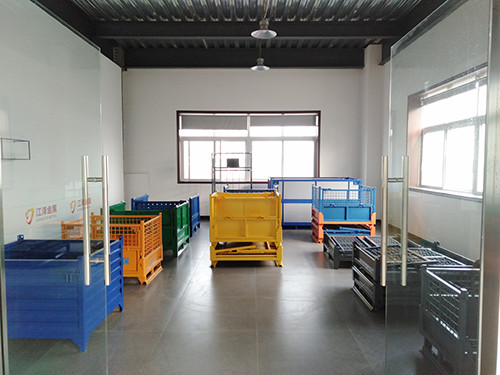 Wire Mesh Steel Pallet Cages Heavy Duty Metal Material Cages