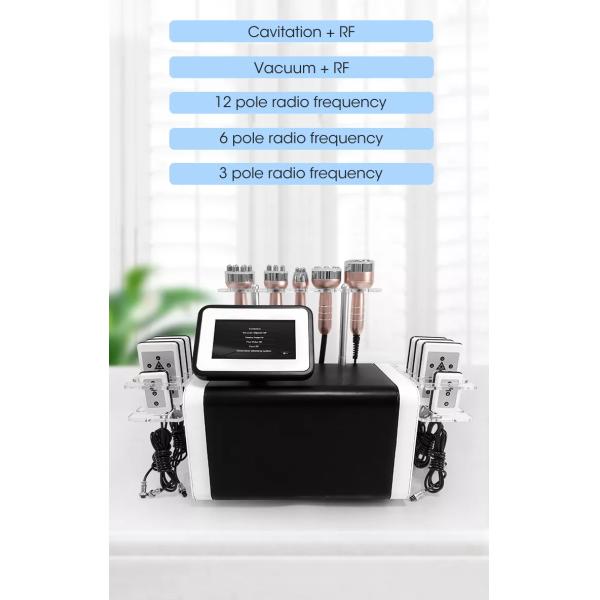 2021 New Arrival 6 In 1 40K Cavitation Vacuum Radio Laser Massager lipo Laser Slimming Machine