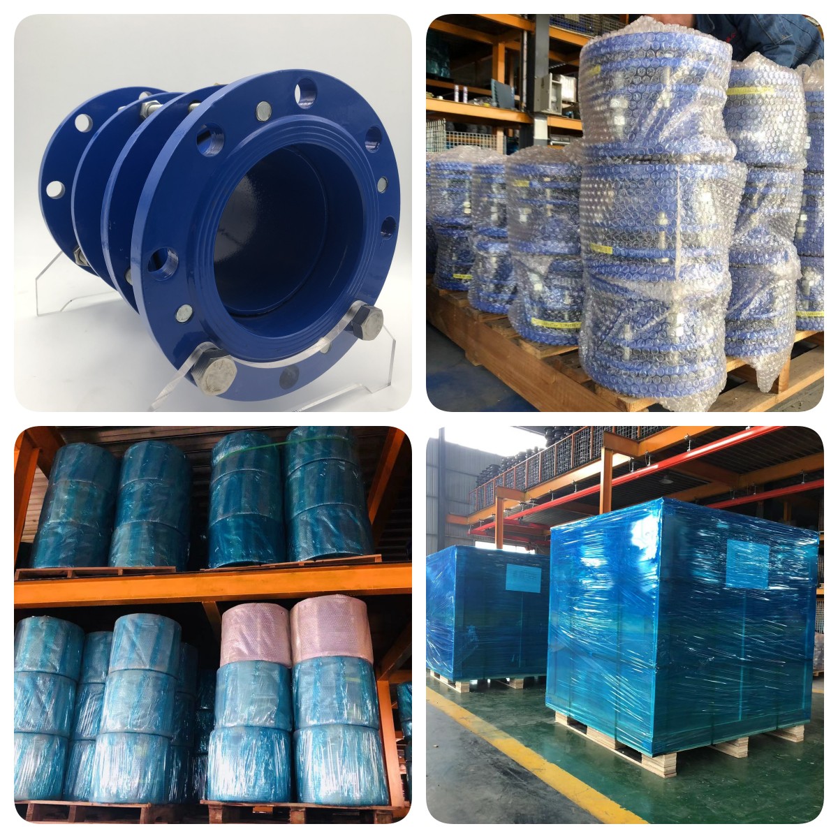 DN2000 Pn16 6" 8 In 10" Carbon Steel Double Flange Valve Pipe Metal Expansion Joint