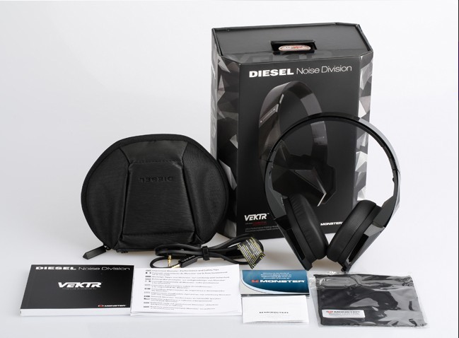 Monster - Diesel Noise Division VEKTR Black Headset made in china grgheadsets-com.ecer.com
