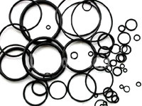 Black NBR O Ring , 8-12Mpa Silicone Rubber Washers for Industrial Seal