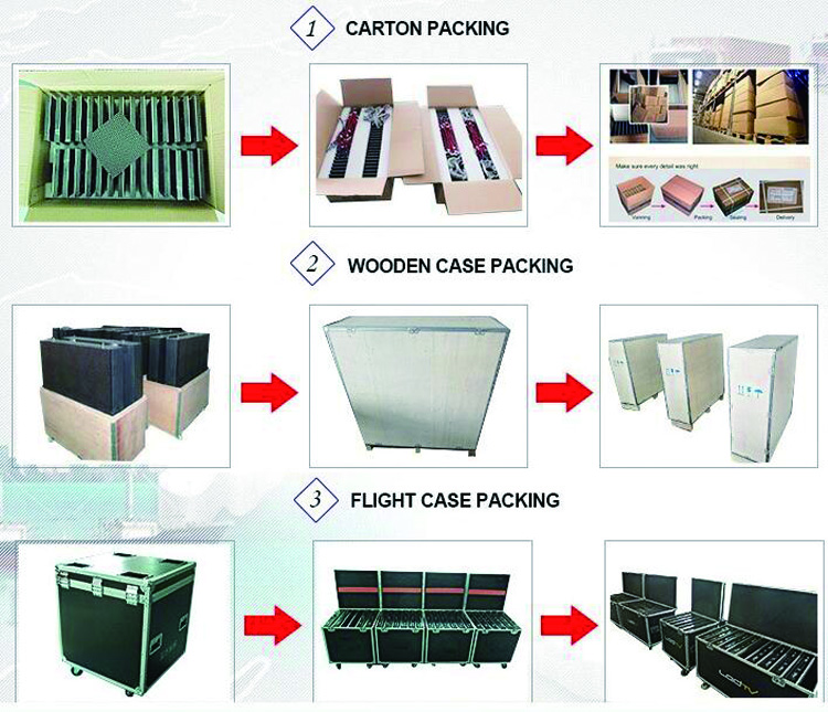 High quality indoor led video advertising wall indoor full color p4 led screen