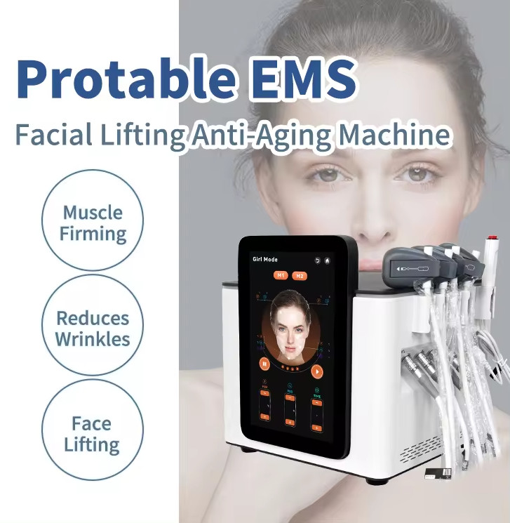 Portable MFFACE Pe-Face RF Microcurrent Face Lifting Double Chin Removal Machine