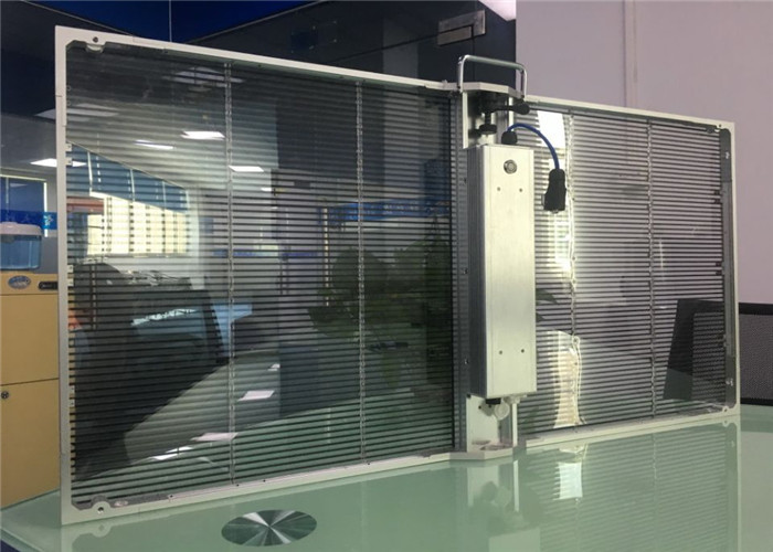 Commercial Center Transparent Glass LED Display Easy Transportation For Touring Shows
