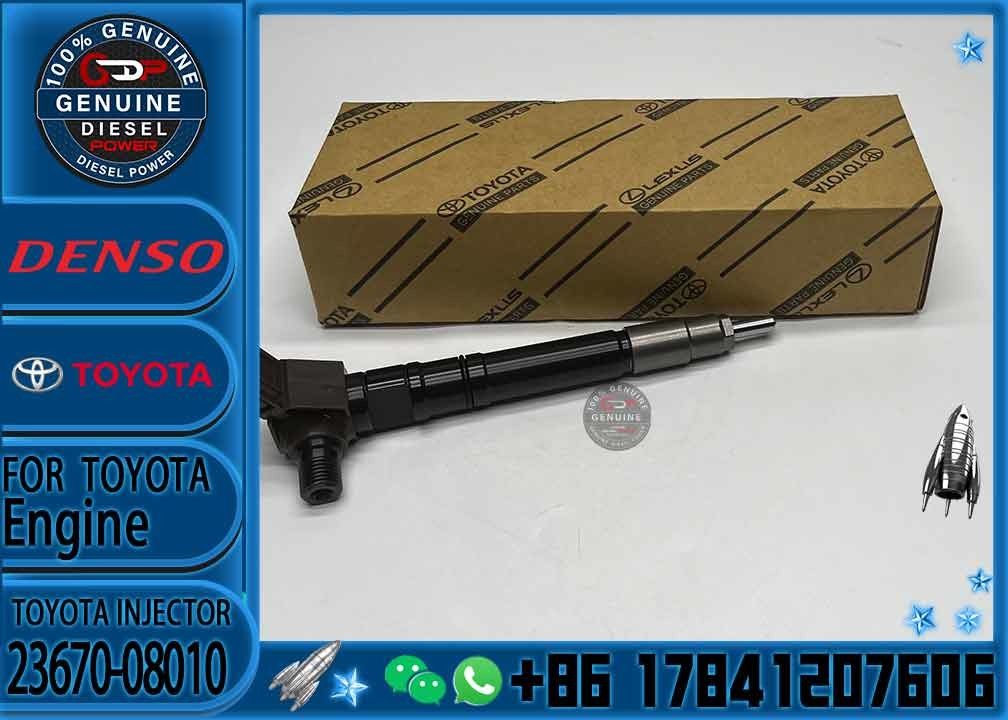New Common Rail Injector 23670-08010 Diesel Fuel Injection 23670-08010