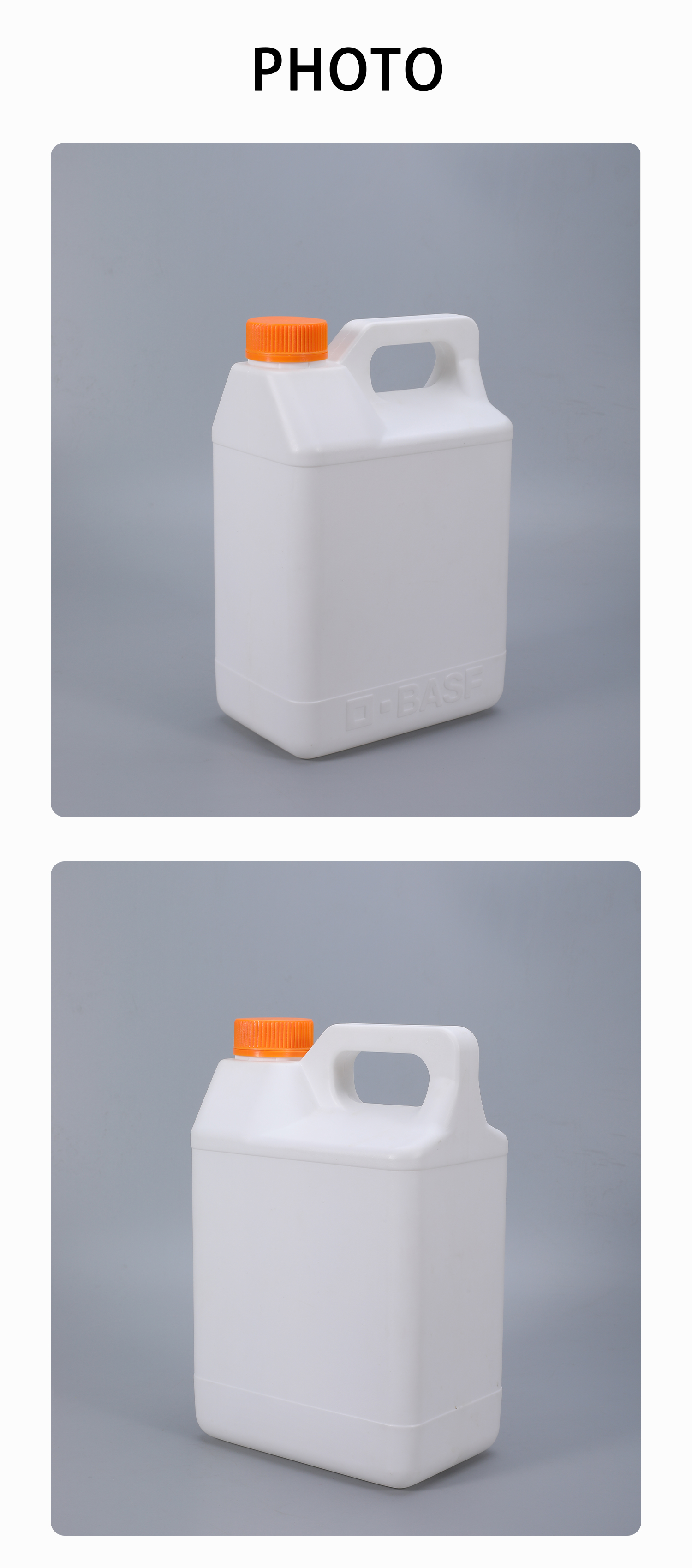 5L HDPE Plastic Jerry Can for Oil Water Wine and Spice Transport In Mold Label Printing