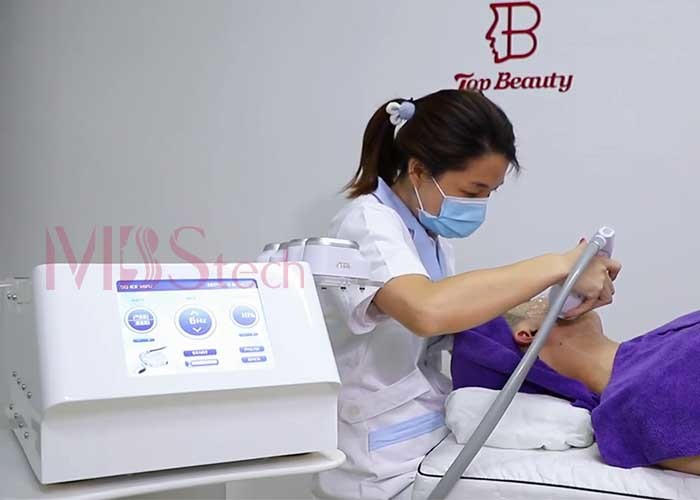 Cooling No Pain HIFU Facial Machine High Frequency Body Slimming Device