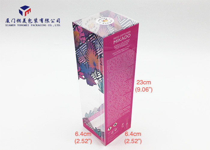 Rectangle PVC Hard Plastic Box Packaging Easily Assembled For Reed Diffuser